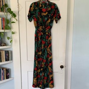 Jungle print jumpsuit